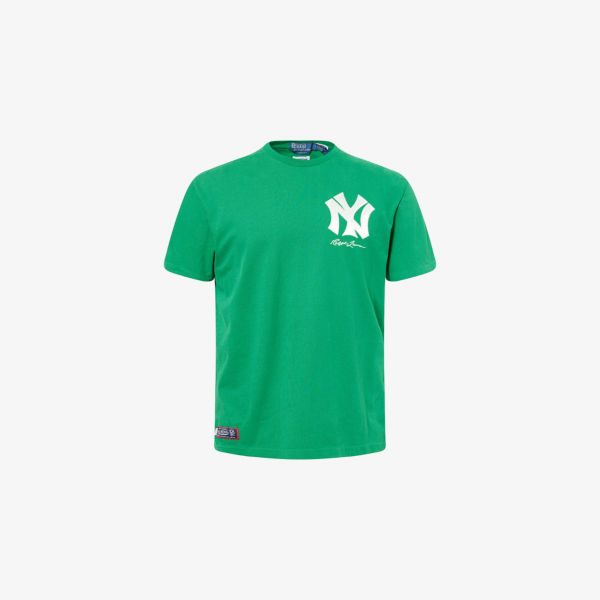 

Polo Ralph Lauren x MLB коллекция футболка с коротким рукавом из хлопкового джерси NY Yankees Polo Ralph Lauren, зеленый