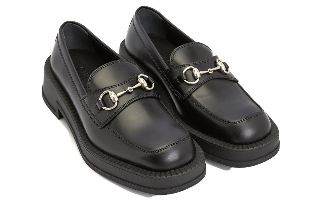 Лоферы мужские Gucci Chunky, черный — фото 3