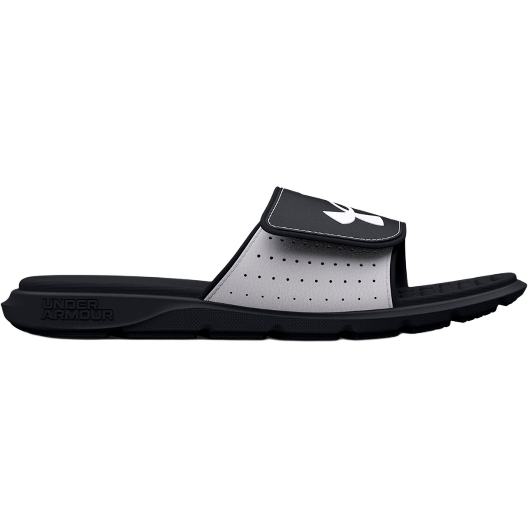 Ignite Pro Low Top Детские тапочки черно-белые Kids' Under Armour — фото 2