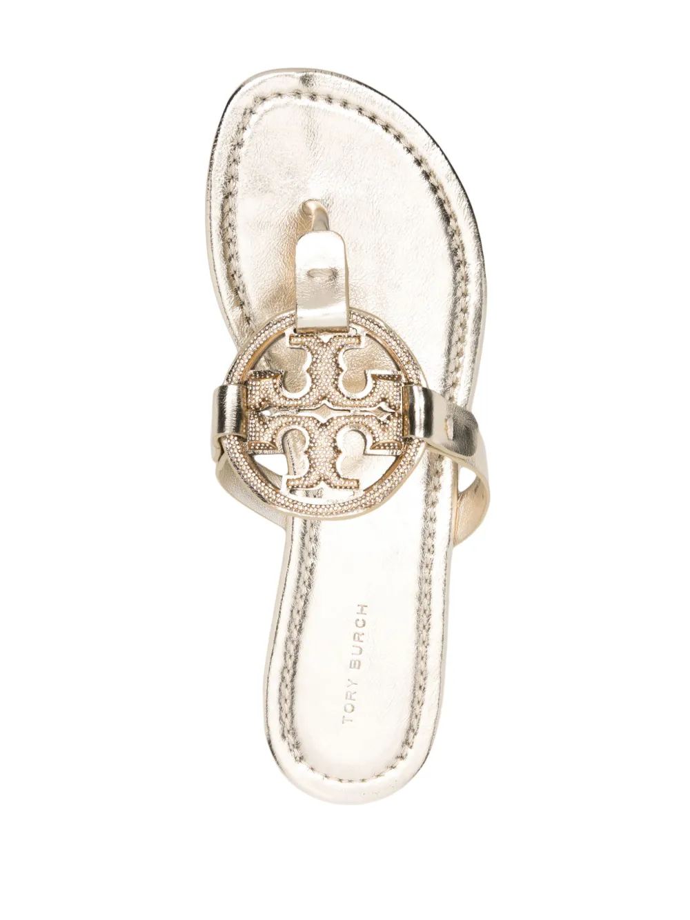 Сандалии Miller Pav? с кристаллами Tory Burch, золотой — фото 4