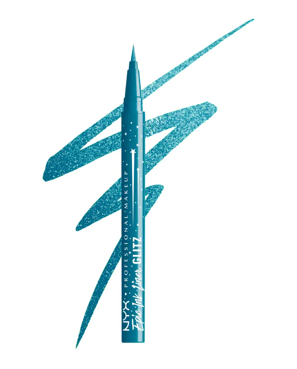 Подводка для глаз Epic Ink Liner Nyx Nyx Professional Makeup, Glitz Tapered Twinkle — фото 2