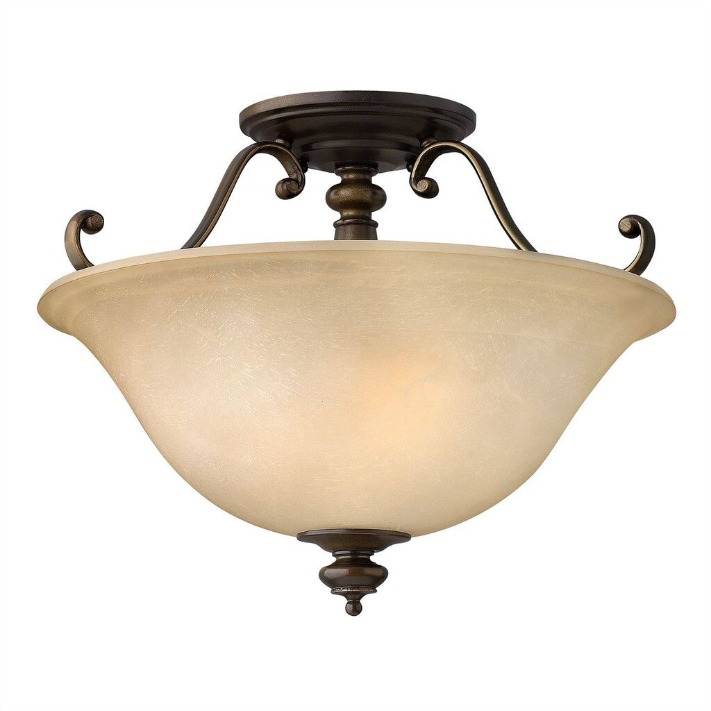 

Потолочный светильник Dunhill, бронза и стекло Elstead Lighting