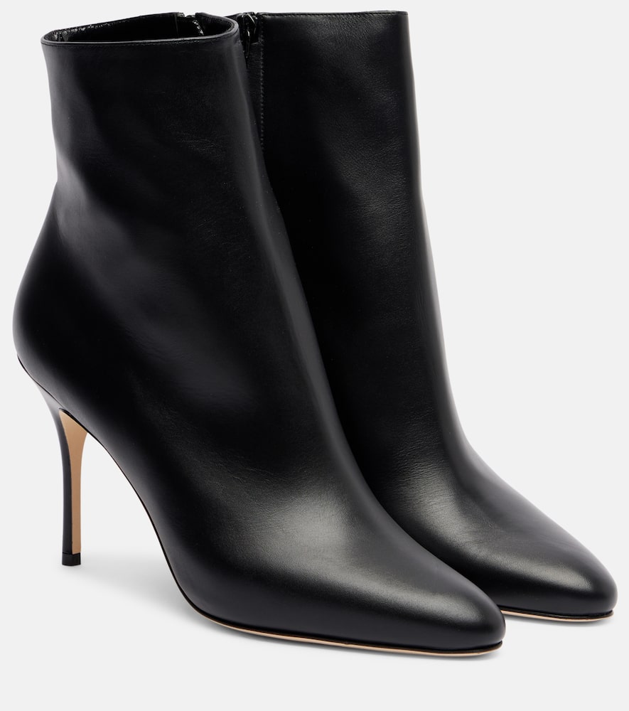 кожаные ботинки Insopo Manolo Blahnik, Blck 0015