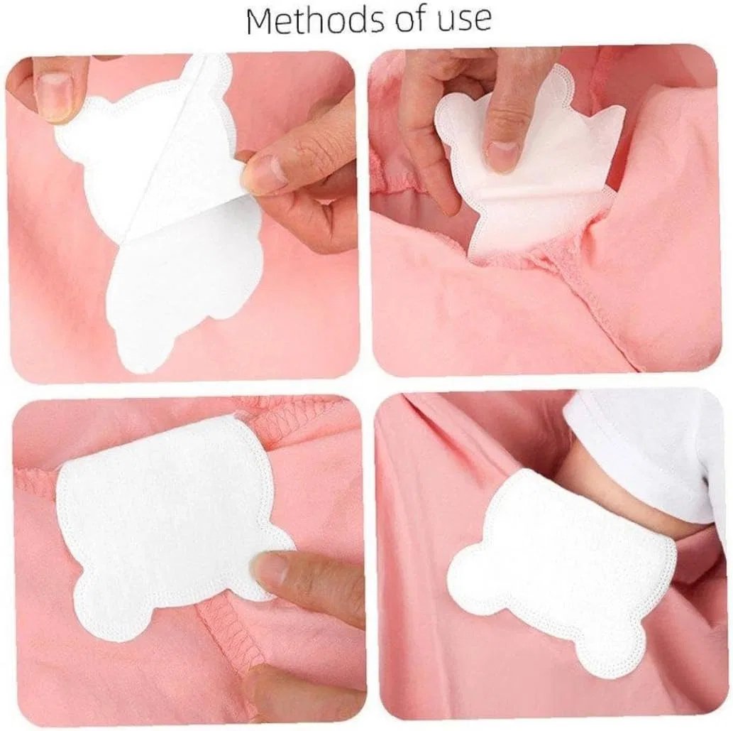 Дезодорант-прокладка для подмышек Cotton Bear, 10 шт, белый — фото 4