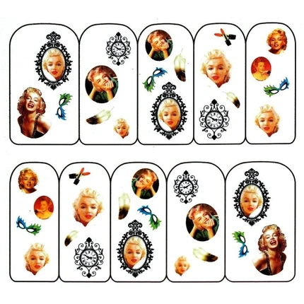 

Медаль BNA Decalcomania Мэрилин Beautynails