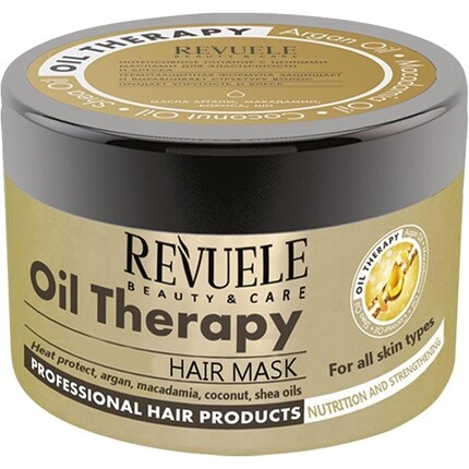 

Revuele Oil Therapy Маска для волос с маслами арганы, макадамии, кокоса и ши 500мл