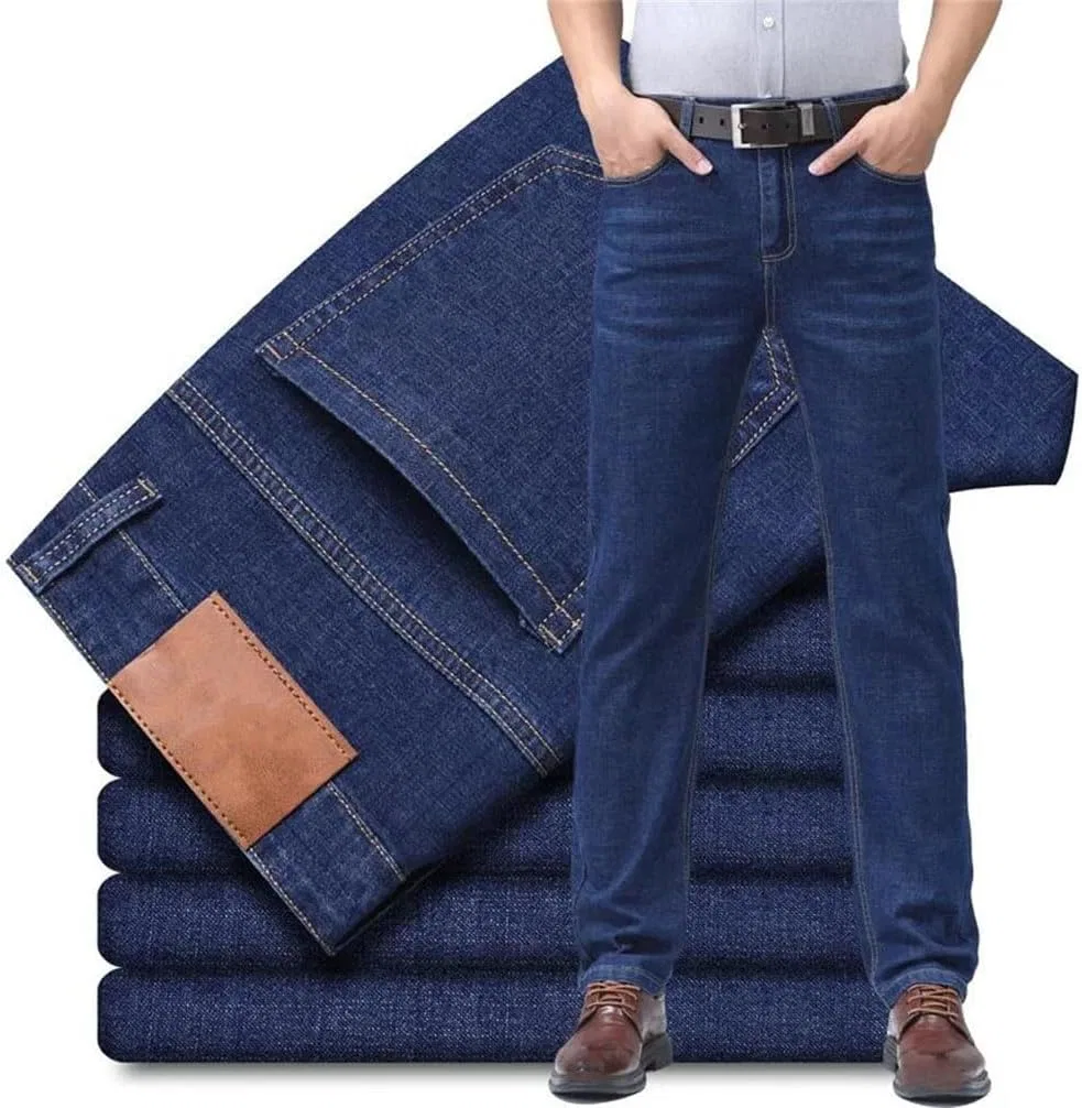 Джинсы Straight Fit синие — фото 2