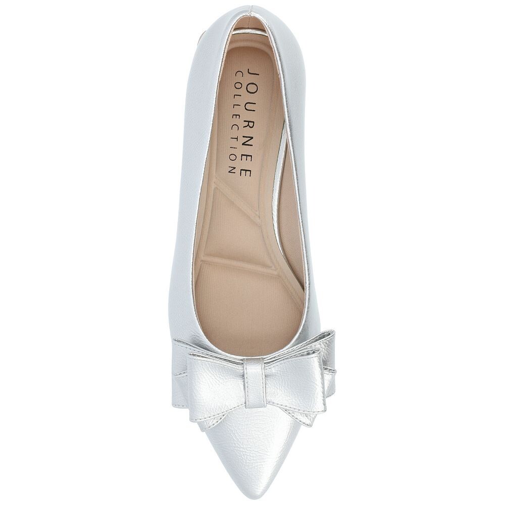 Женские туфли на плоской подошве Journee Collection Tru Comfort Foam Ophelia, цвет Patent White — фото 4