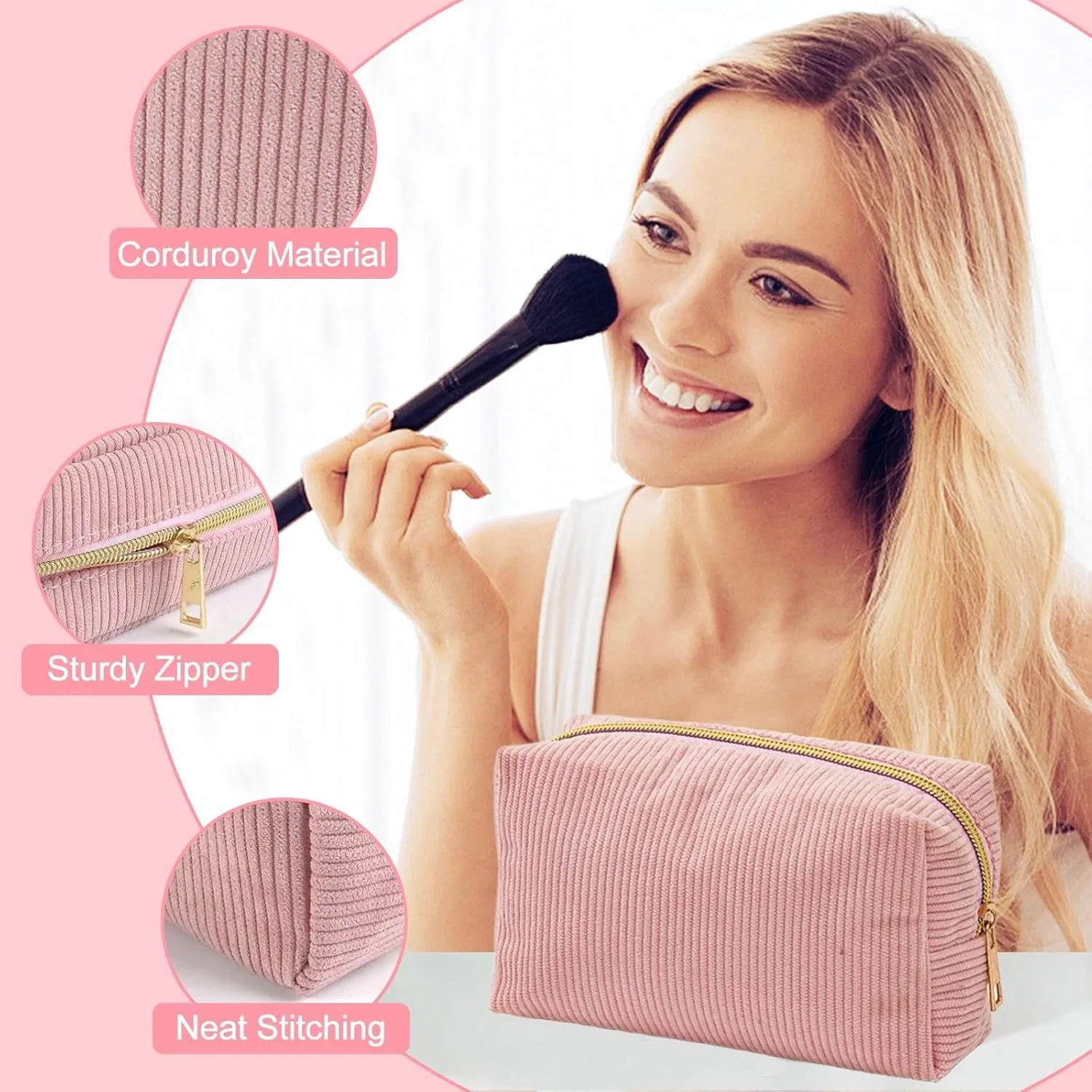 Набор из 2 маленьких косметичек Cord Make Up Bag Mlpkoi — фото 3