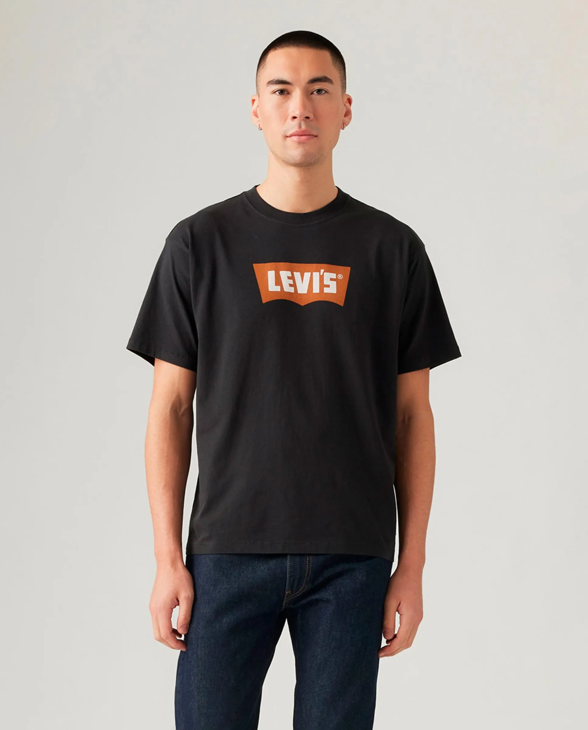 

Мужская футболка с коротким рукавом и круглым вырезом Levi'S, черный