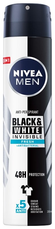 

Nivea Men, Черный Белый, Мужской антиперспирант, 200 мл