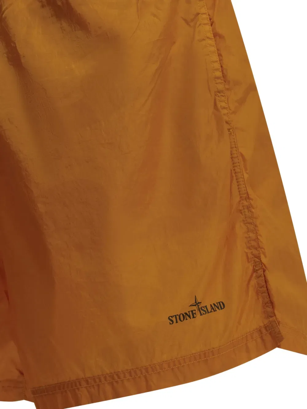 Пляжные шорты с логотипом Stone Island, оранжевый — фото 4