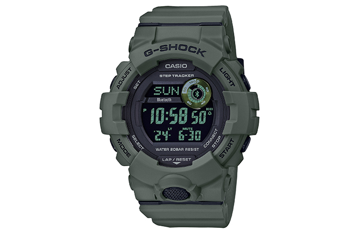 

Мужские часы G-SQUAD серии Black GBD-800UC-3PR CASIO