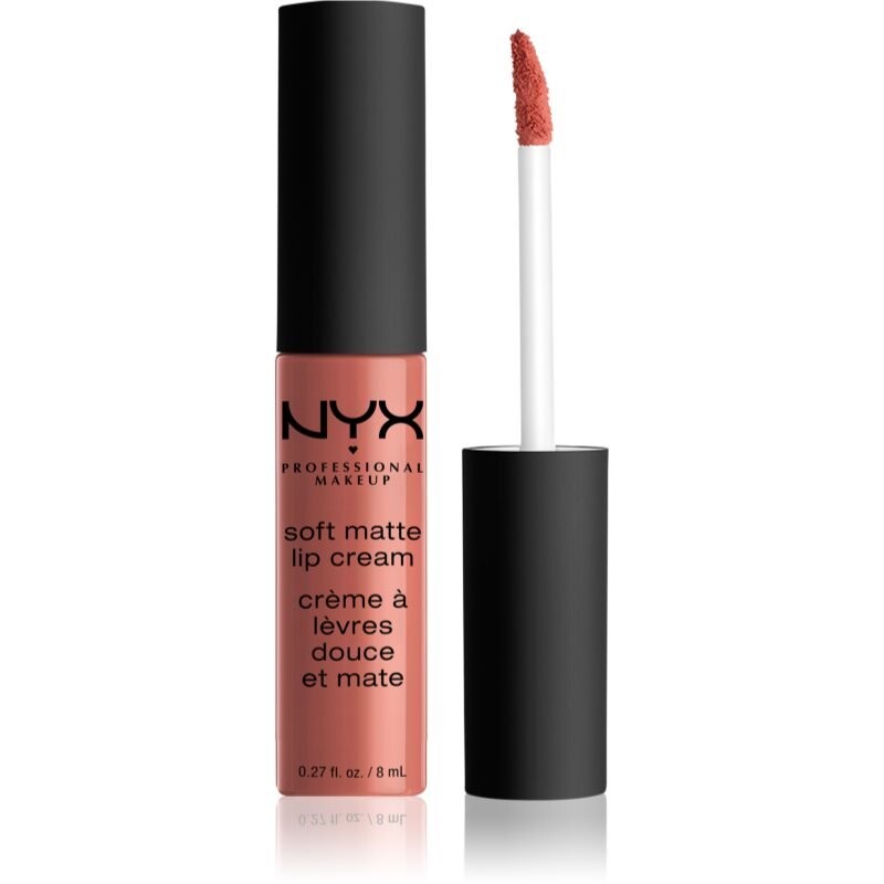 

NYX Professional Makeup Soft Matte Lip Cream Легкая матовая жидкая губная помада оттенка 19 Cannes 8 мл