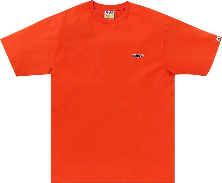 

Футболка BAPE Patch One Point 'Orange', оранжевый
