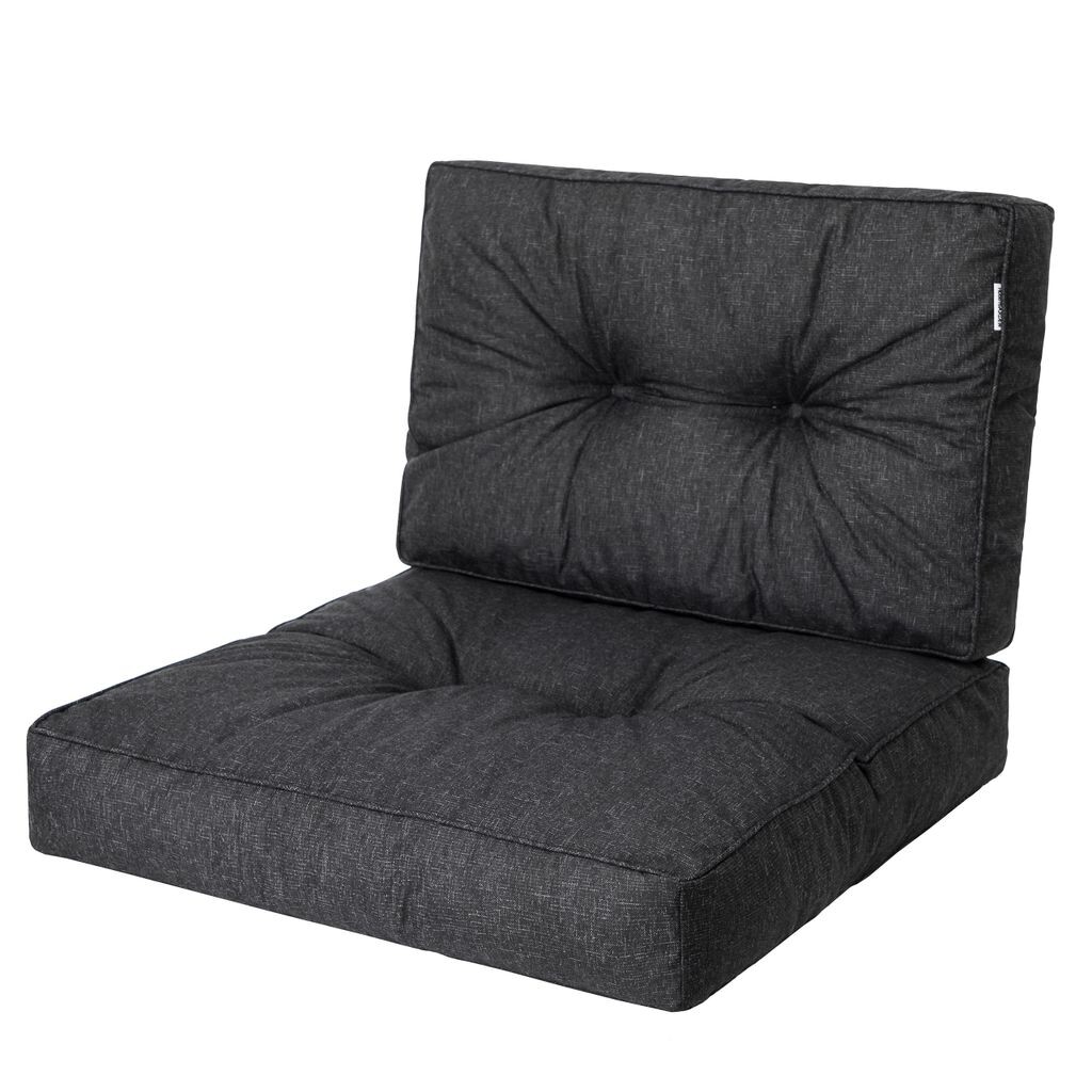 

PillowPrim, подушка для поддона, подушка для стула, стул из ротанга, садовый, подушка, подушка для сиденья, подушка для стула, мебель из ротанга, ясень, 50 х 50 см Stanis³aw Jurga, черный