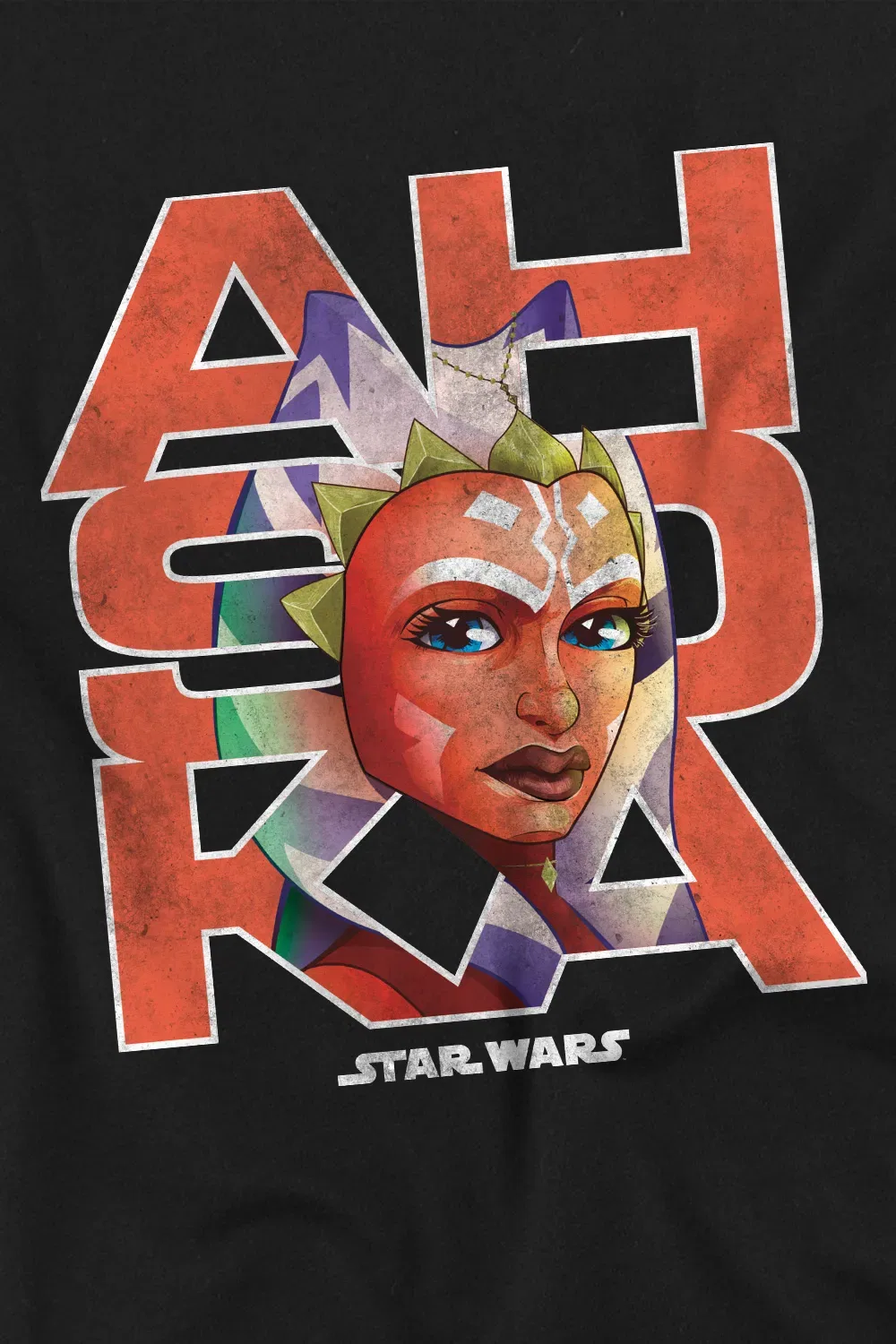 Детская футболка Ahsoka Star Wars, черный — фото 2
