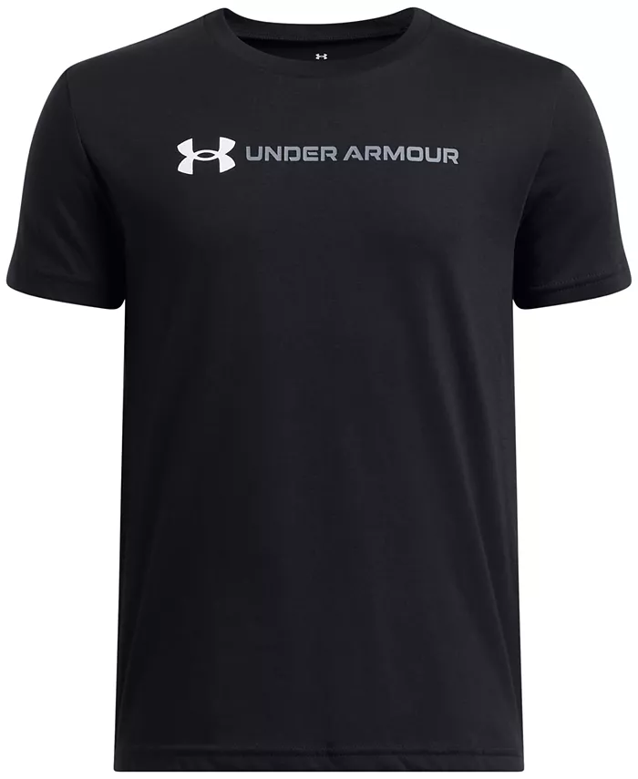 

Футболка с принтом Big Boys Logo Wordmark Under Armour, черный