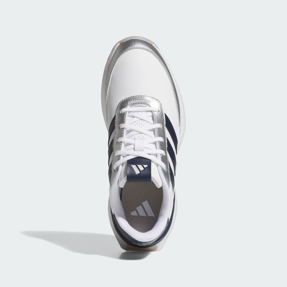 Кроссовки Adidas S2G 25 Leather Spikeless Golf Shoes, цвет Cloud White/Night Indigo/Grey Two — фото 2