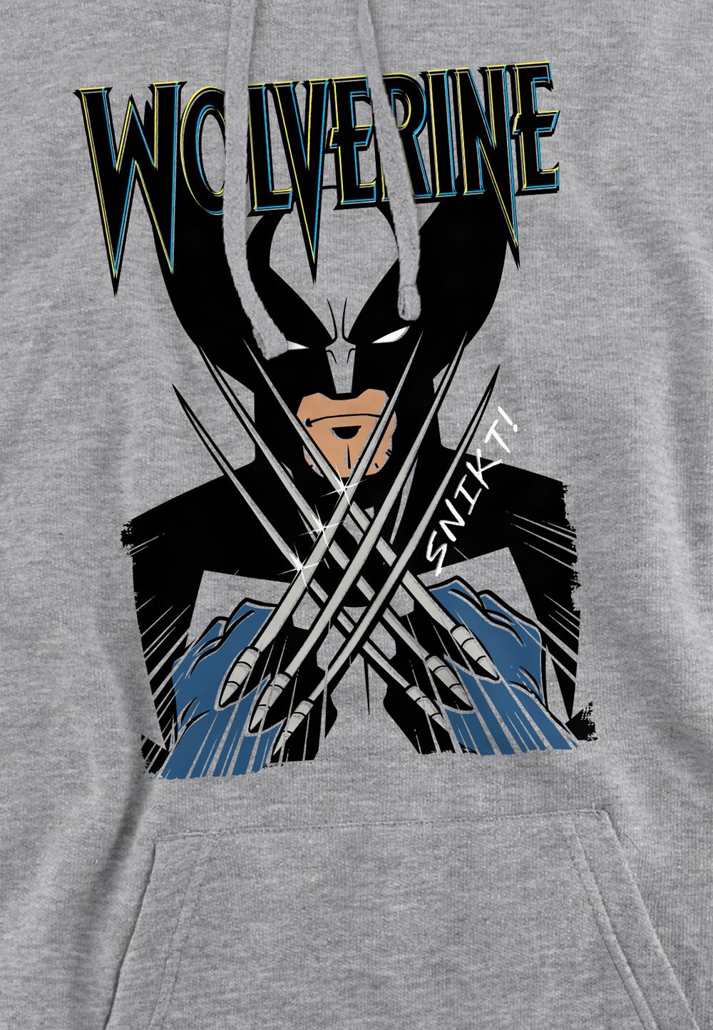 

Толстовка с капюшоном X-MEN WOLVERINE ACTION PRINT Marvel, серый