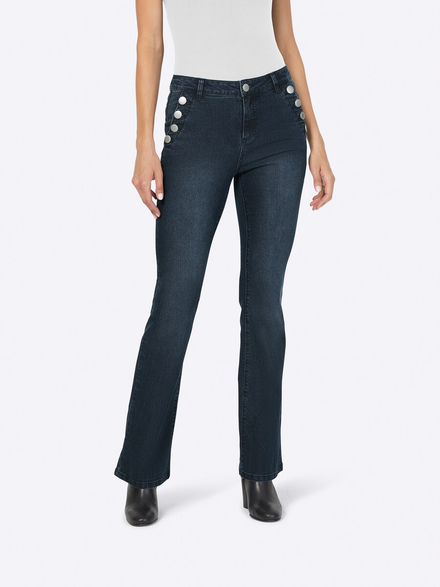 

Джинсы regular heine, цвет Blue denim/Dark blue