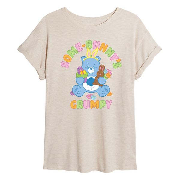

Футболка оверсайз "Недовольный зайка" Care Bears для подростков Licensed Character, бежевый