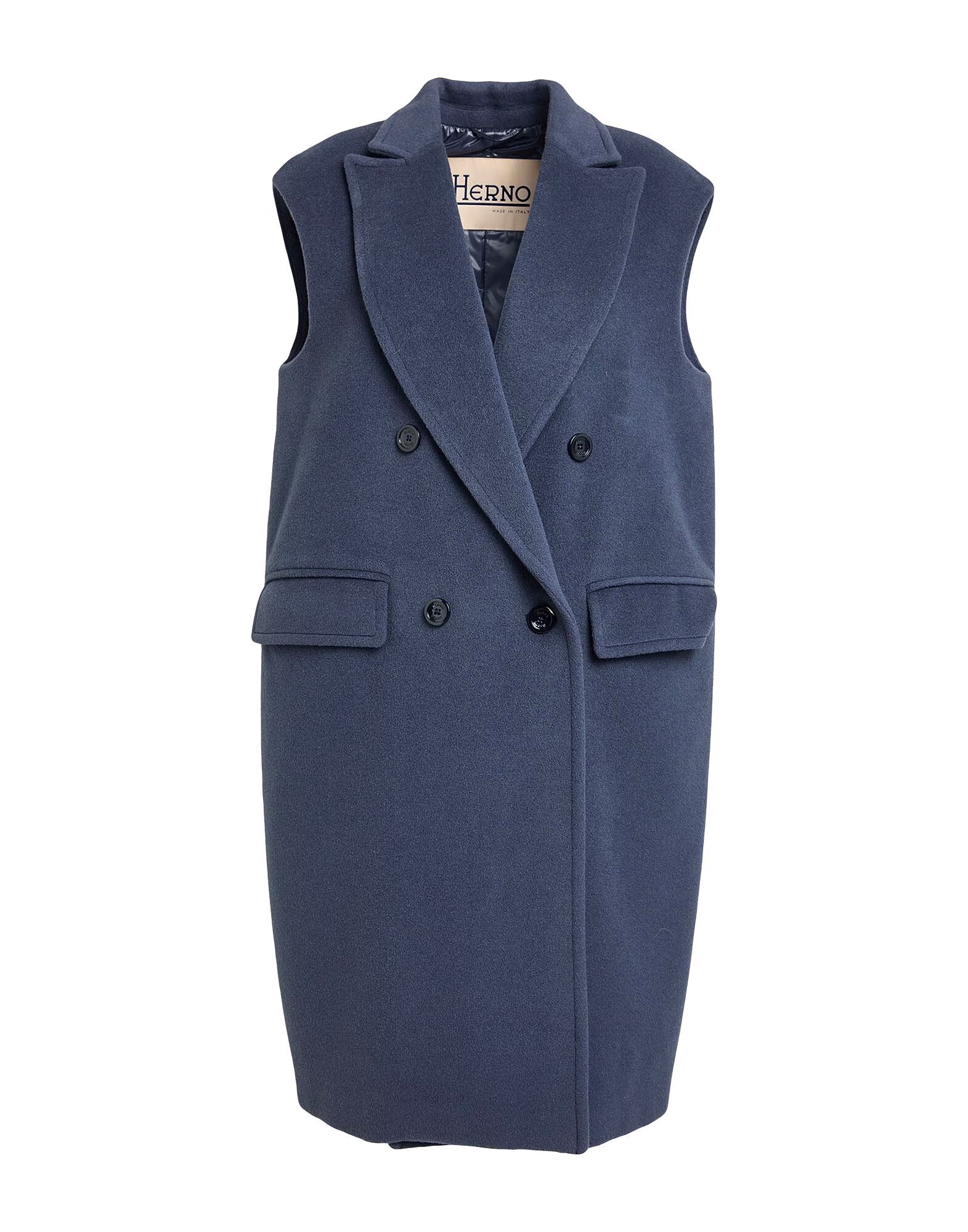 

Пальто Herno, серо-синий