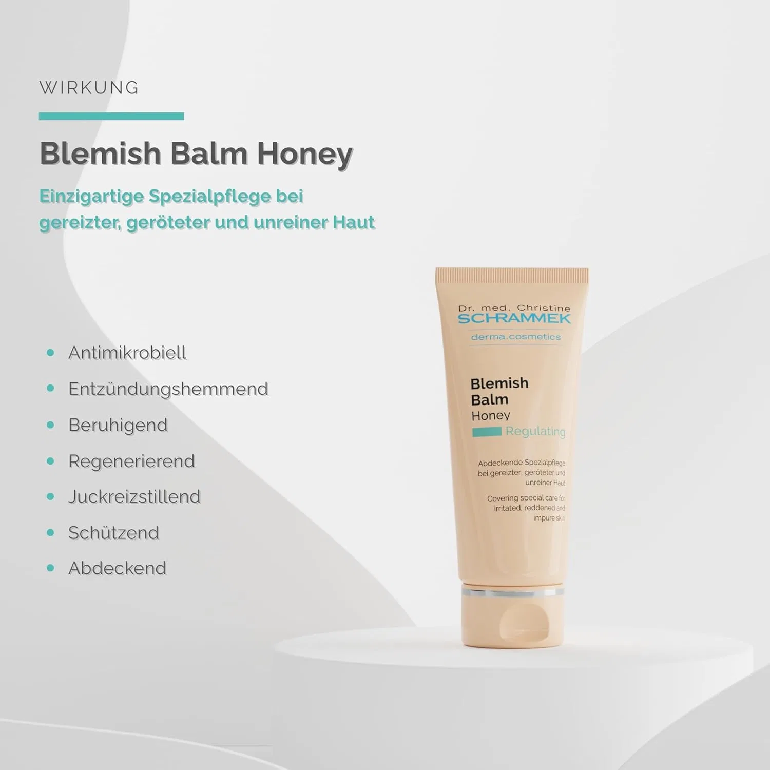 Лосьон Schrammek — Бальзам для лица «Blemish Balm Honey» от Dr. med. Christine derma.cosmetics, 40 мл — фото 2