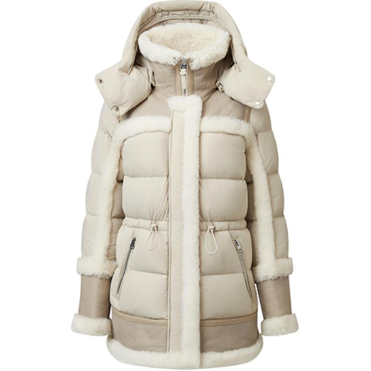 

Куртка Lilibeth с отделкой из стеганой овчины MACKAGE, светло-coffee