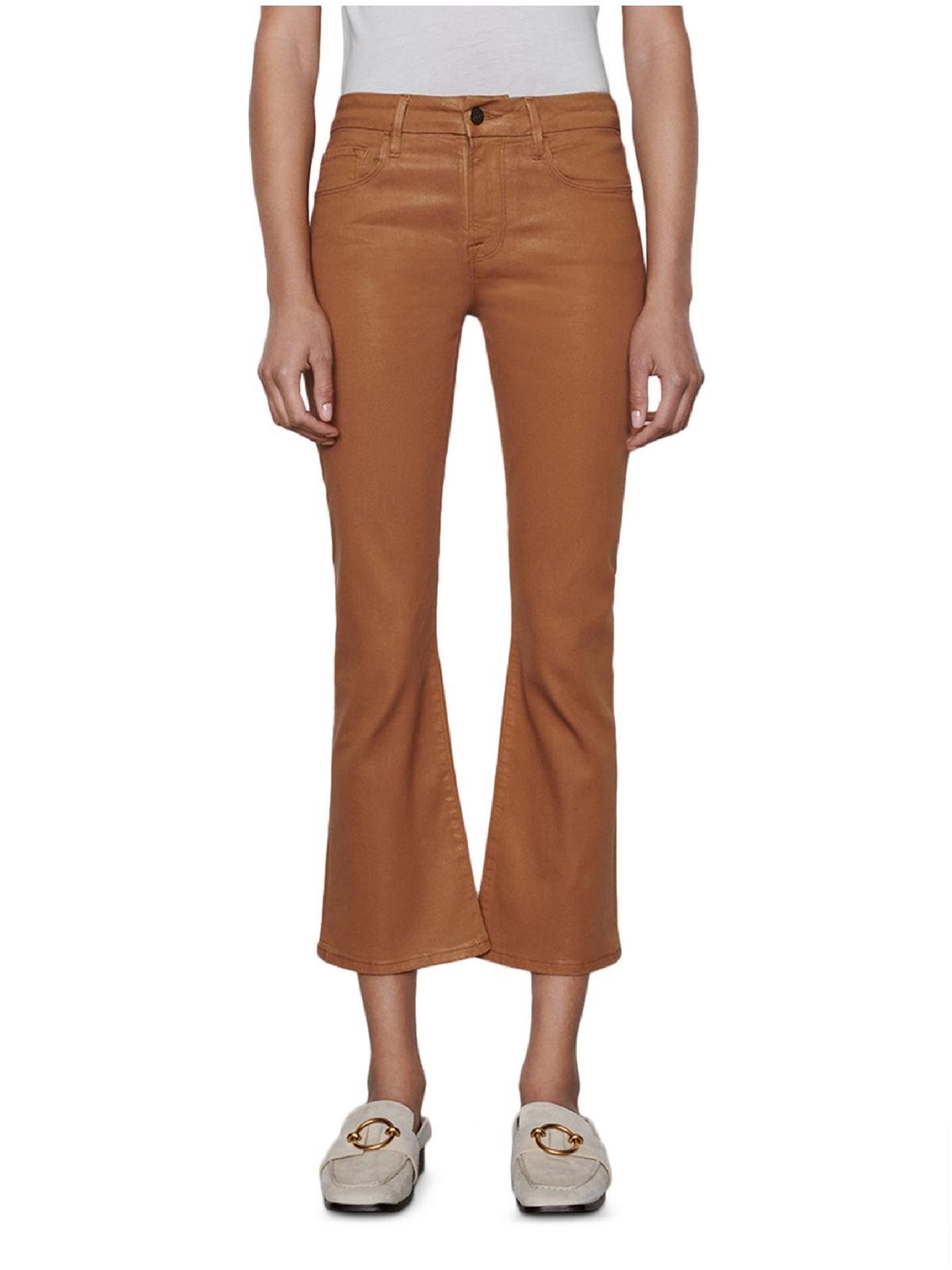 

Джинсы женские Le Crop Mini средней посадки с покрытием Bootcut FRAME, цвет vicuna