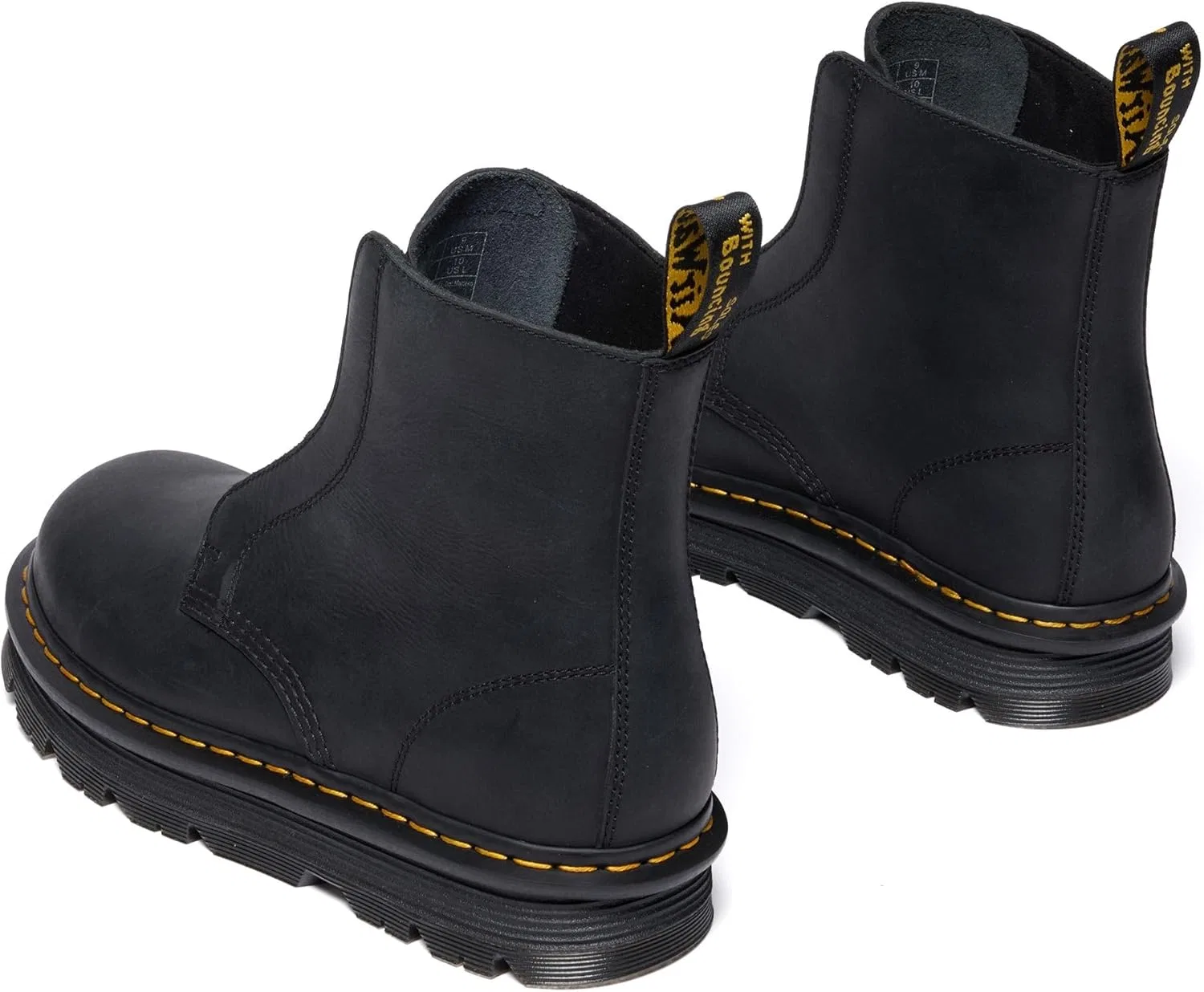 Туфли Dr. Martens Unisex Zebzag Laceless Black Wyoming Platform — фото 4