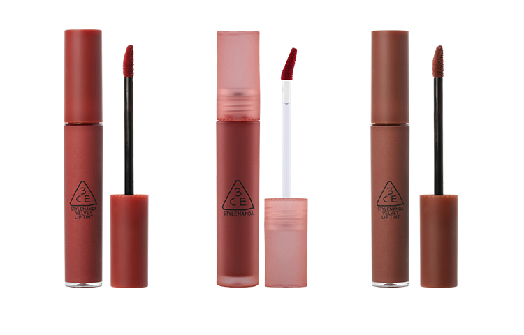 

Вельветовый блеск для губ наборы для макияжа легко растушевываемый матовый тон 3 шт 3CE