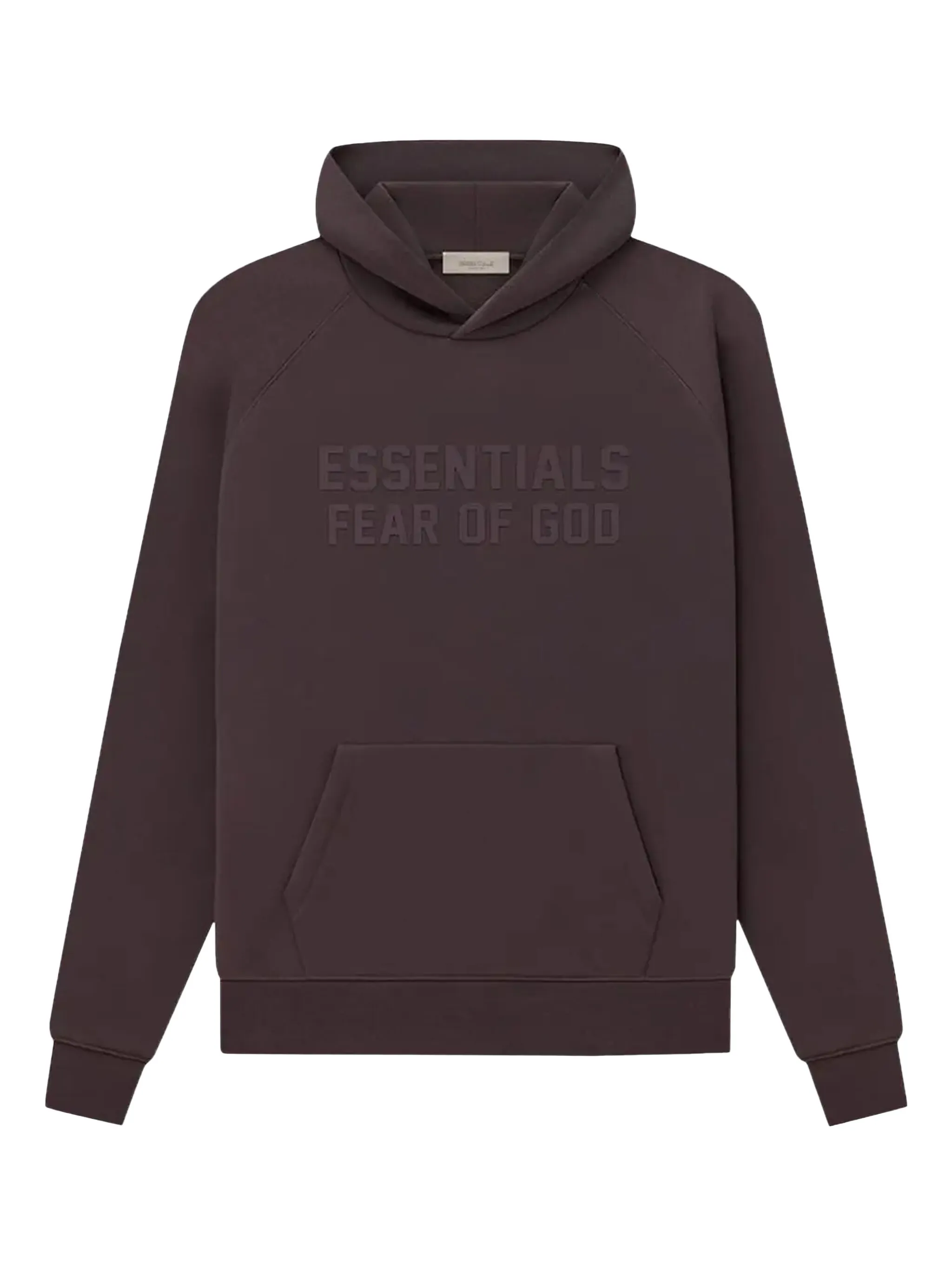 

Худи с логотипом Fear Of God Essentials Kids, коричневый