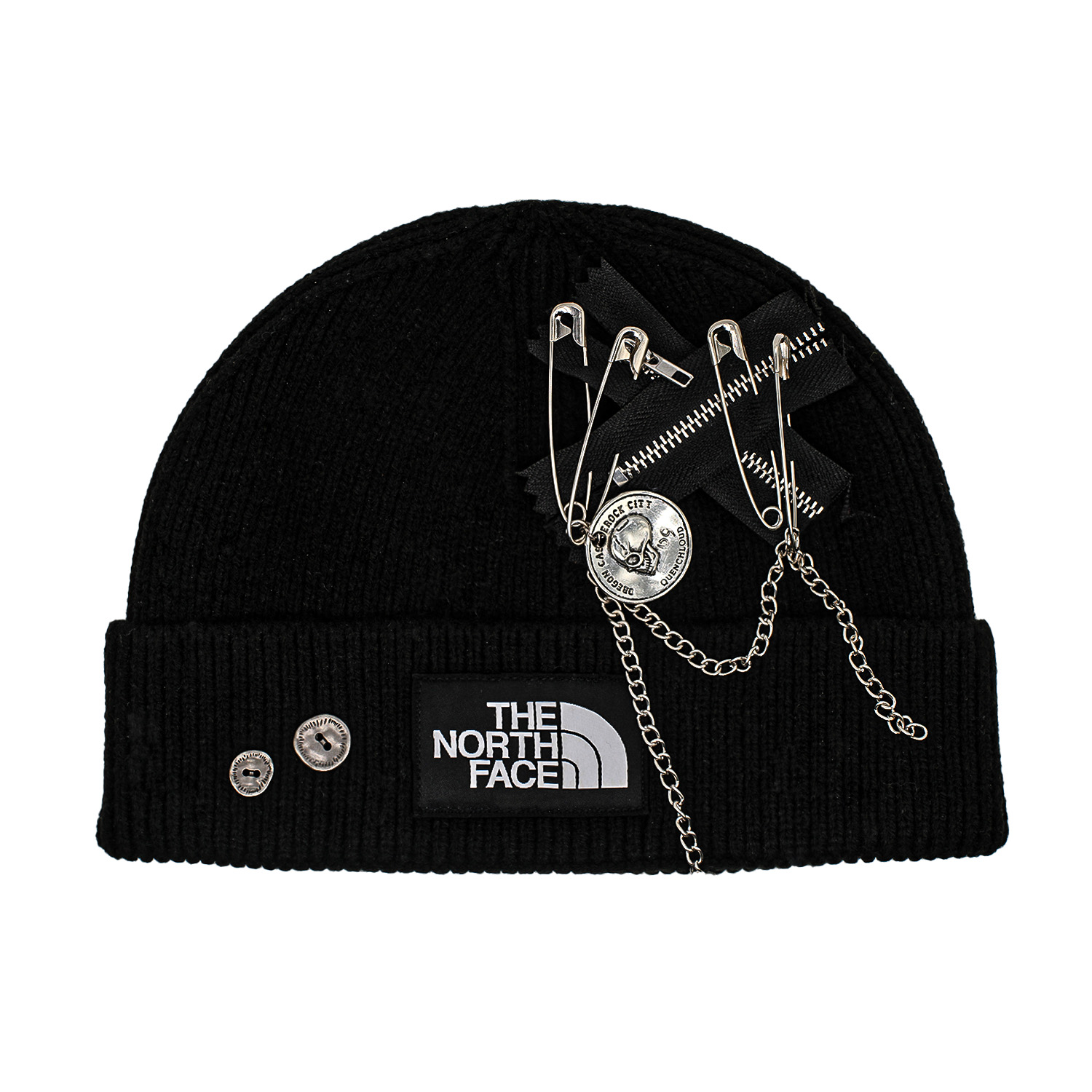 

The North Face Вязаная шапка-бини 3FJX, унисекс, черный