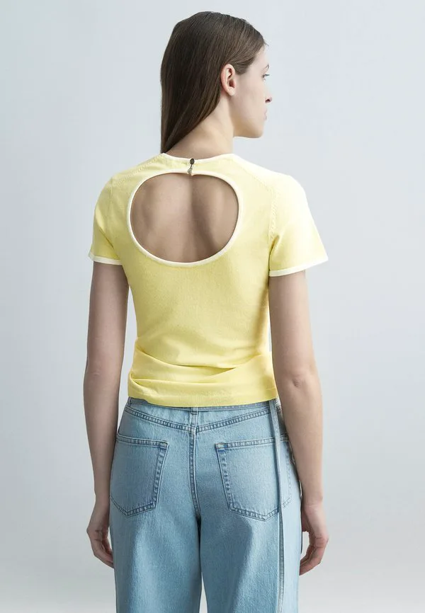 

Базовая футболка mipose Maje, Pale Yellow, Желтый, Базовая футболка mipose Maje, Pale Yellow