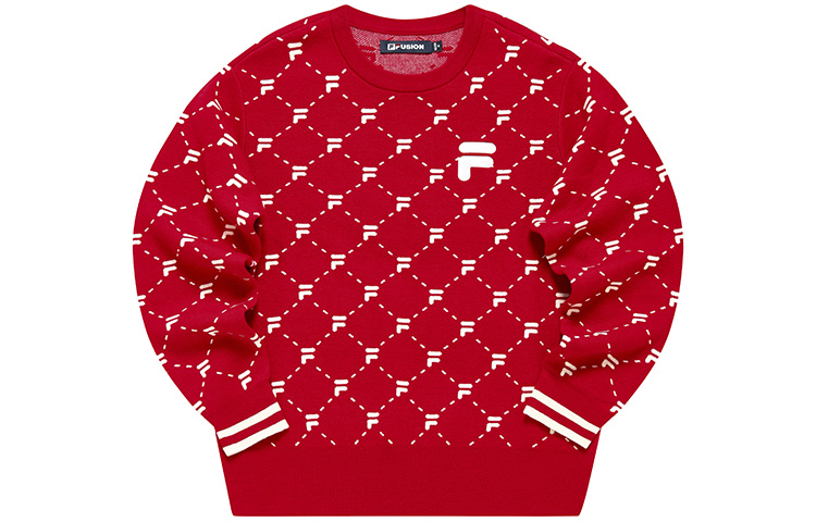 

FILA FUSION Женские свитера гранатово-красного цвета