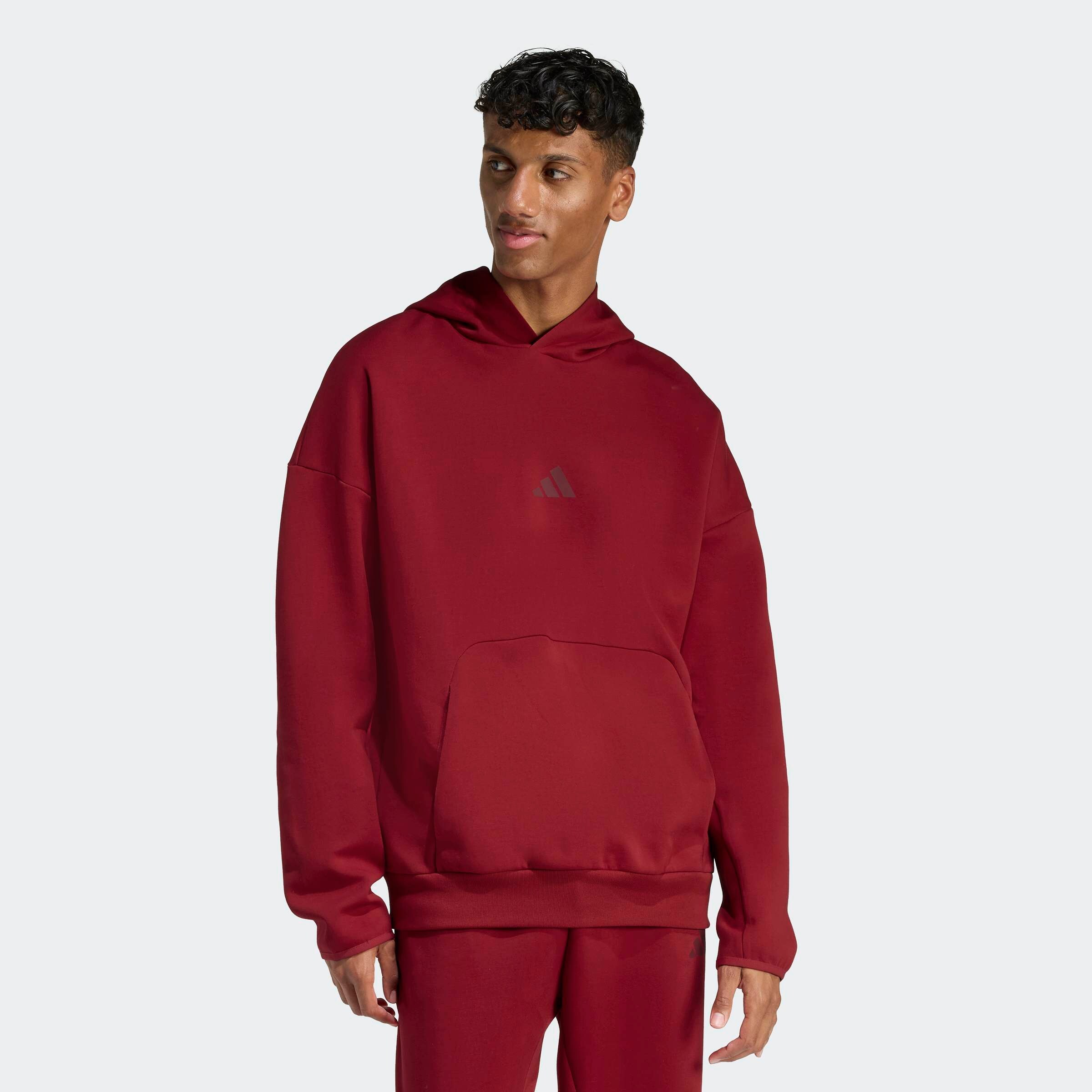 Adidas Sportswear Спортивный свитшот в темно-красном цвете — фото 3