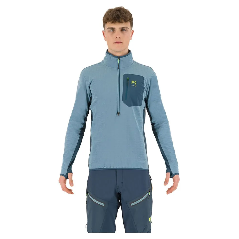 

Флис Karpos Marmolada half zip, синий