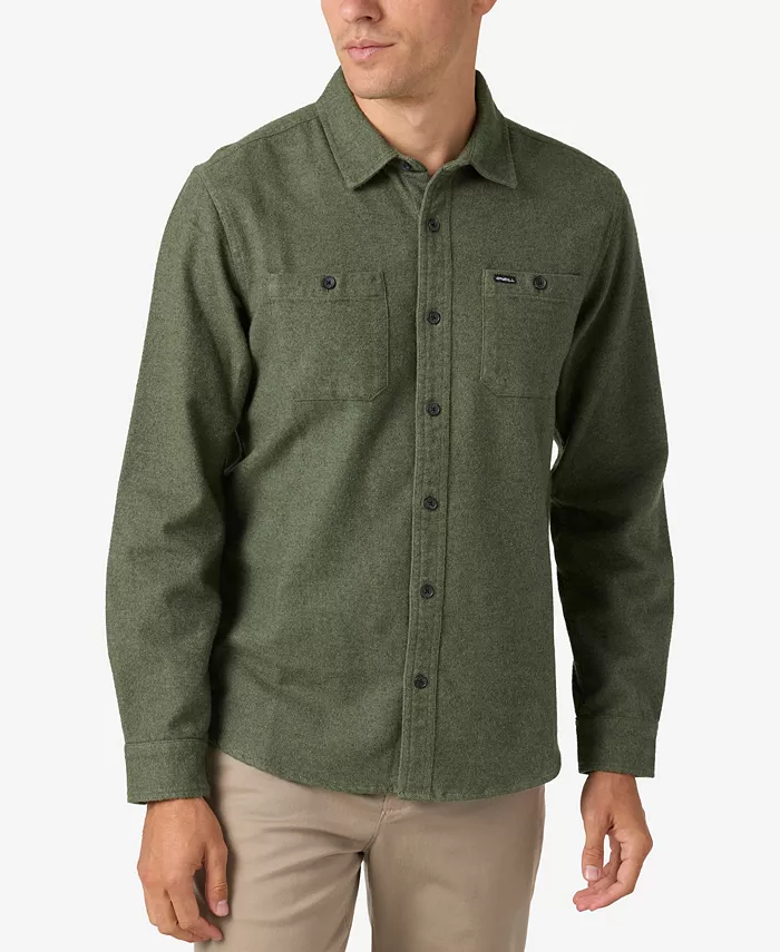 

Мужская фланелевая рубашка Breakwater Solid O'Neill, зеленый