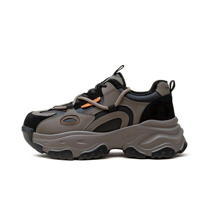 

Кроссовки TOP GLORIA Chunky Sneakers Women's Low-top, черный/серый