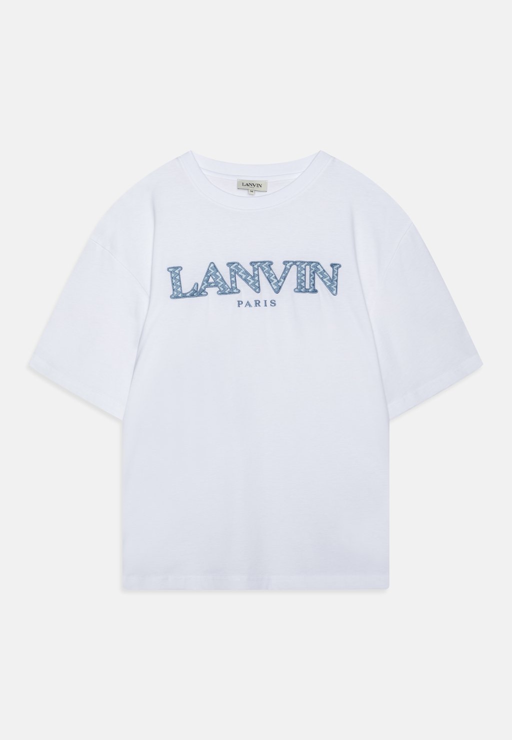 

Футболка с принтом SHORT SLEEVES TEE UNISEX LANVIN, светло-голубой