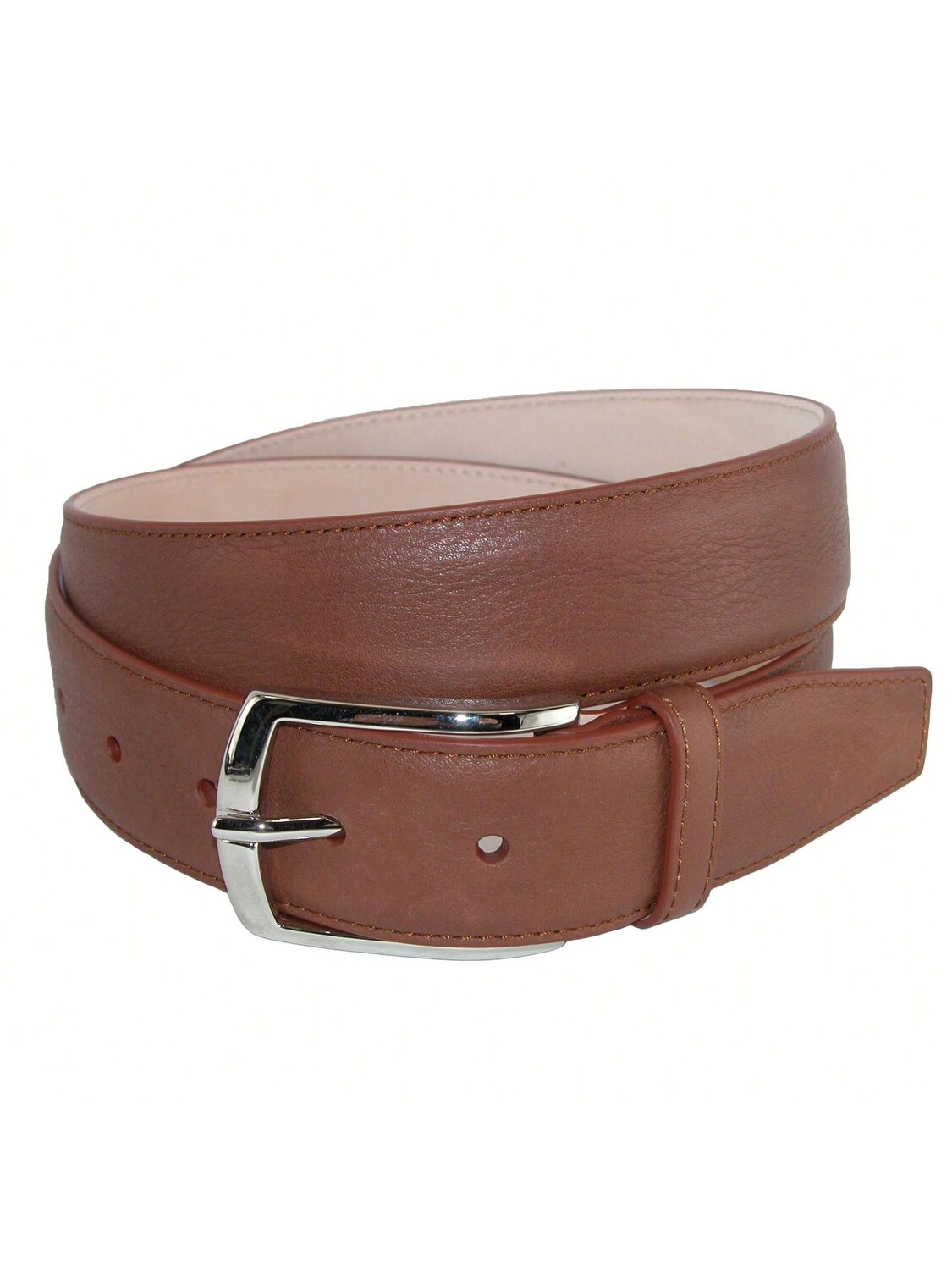 

Ремень мужской Crookhorn Davis Borgo Boxcalf с пряжкой из цельной латуни, коричневый