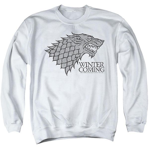 

Толстовка adult crewneck stark winter is coming белая Licensed Character, Белый, Толстовка adult crewneck stark winter is coming белая Licensed Character