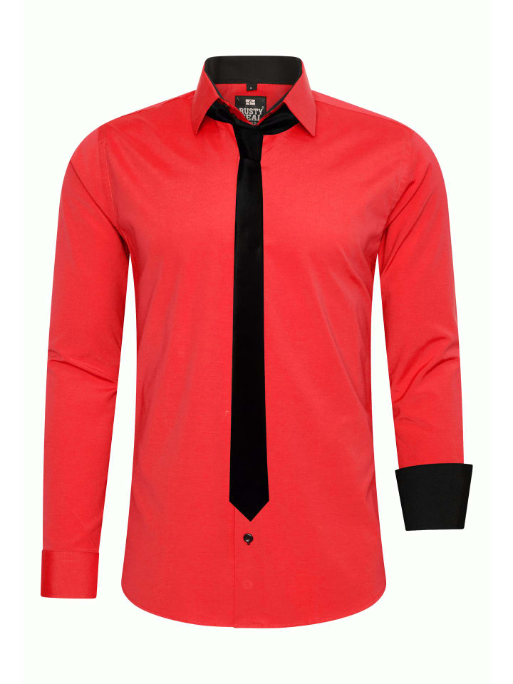 

Rusty Neal Рубашка и галстук красного цвета
