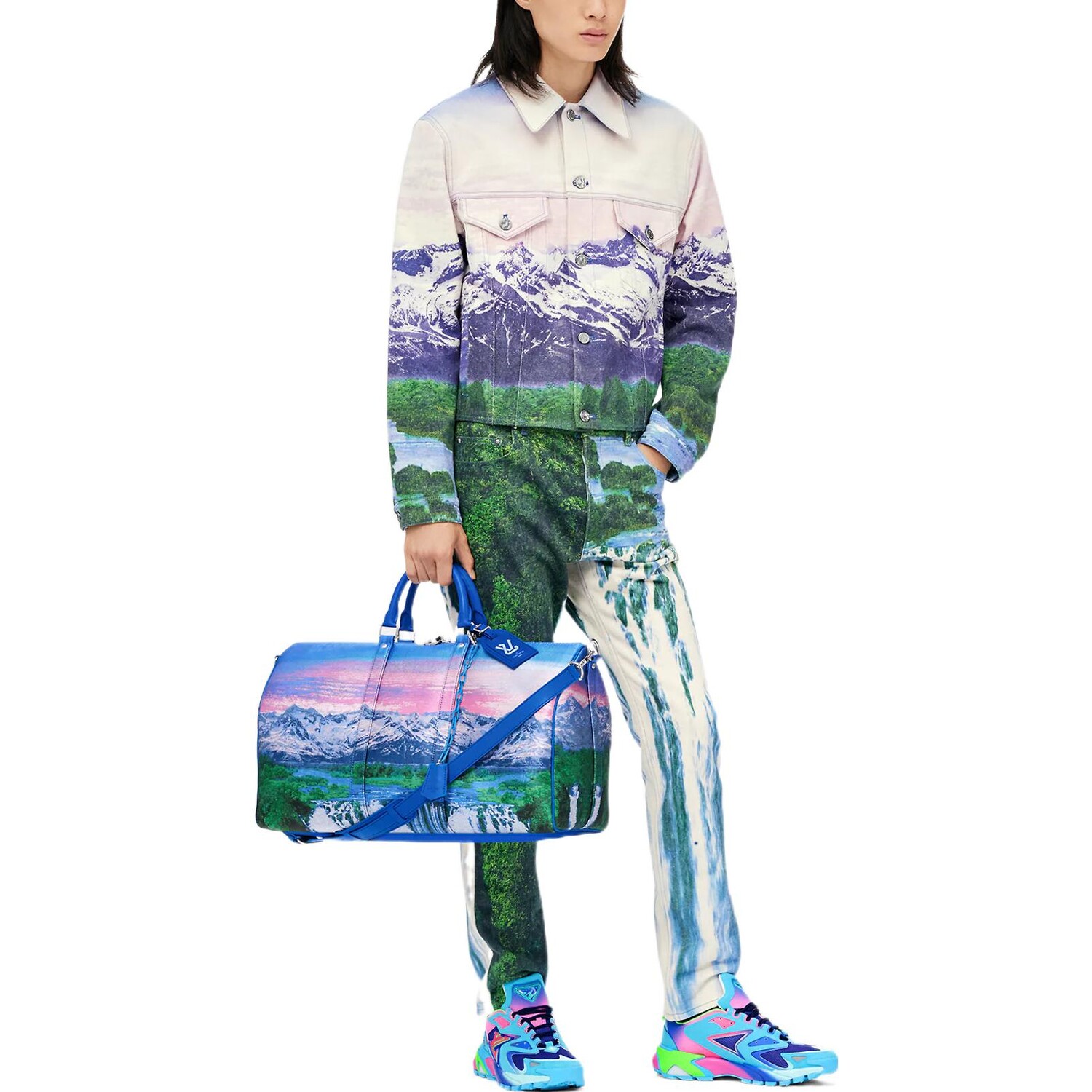 Куртка мужская многоцветная Louis Vuitton, цвет Multicolor — фото 2