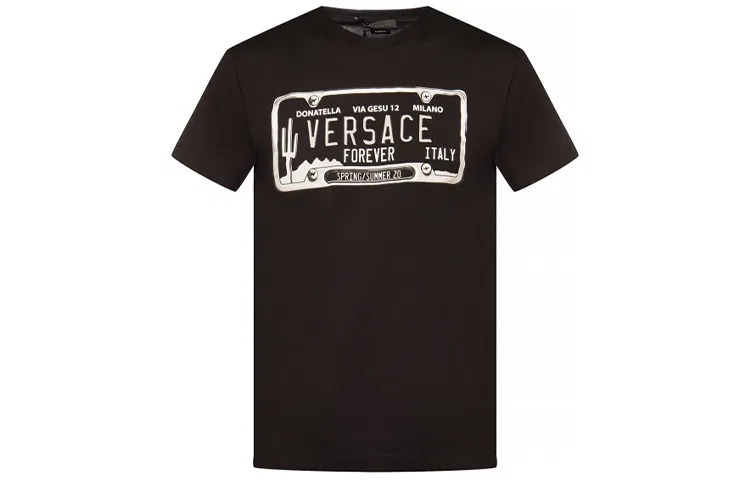 Футболка мужская с круглым вырезом VERSACE Black
