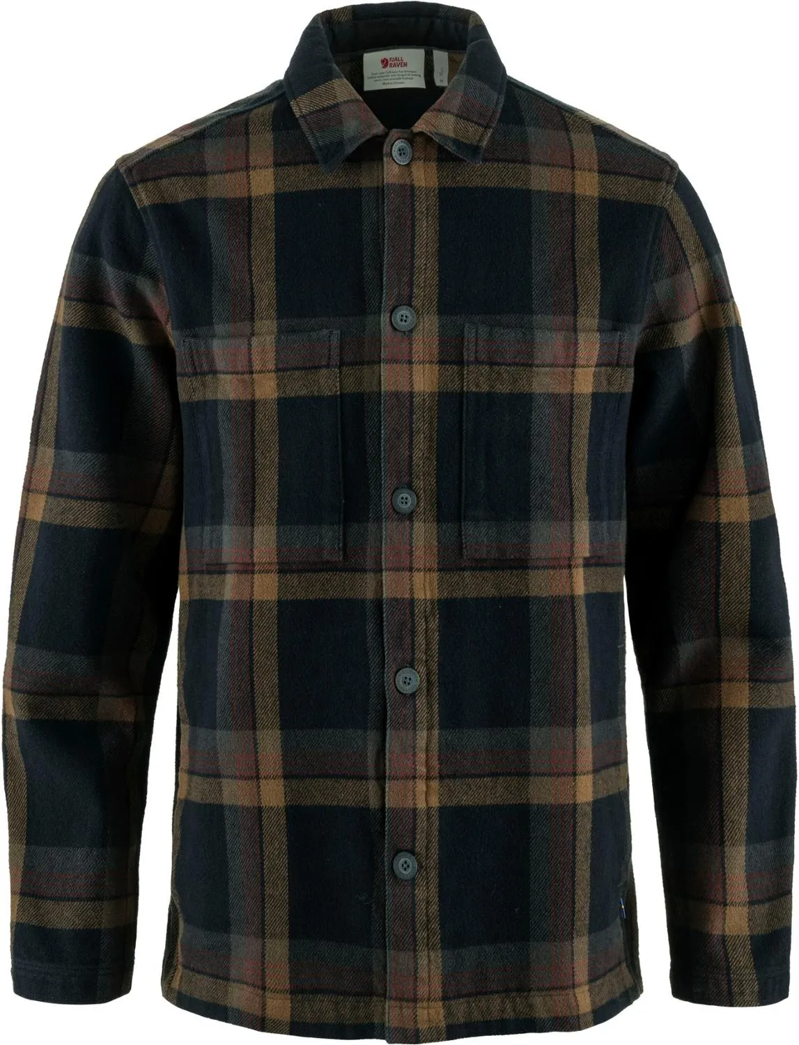 

Рубашка на пуговицах Singi Flannel - Для мужчин Fjallraven, Dark Navy/Wood Brown