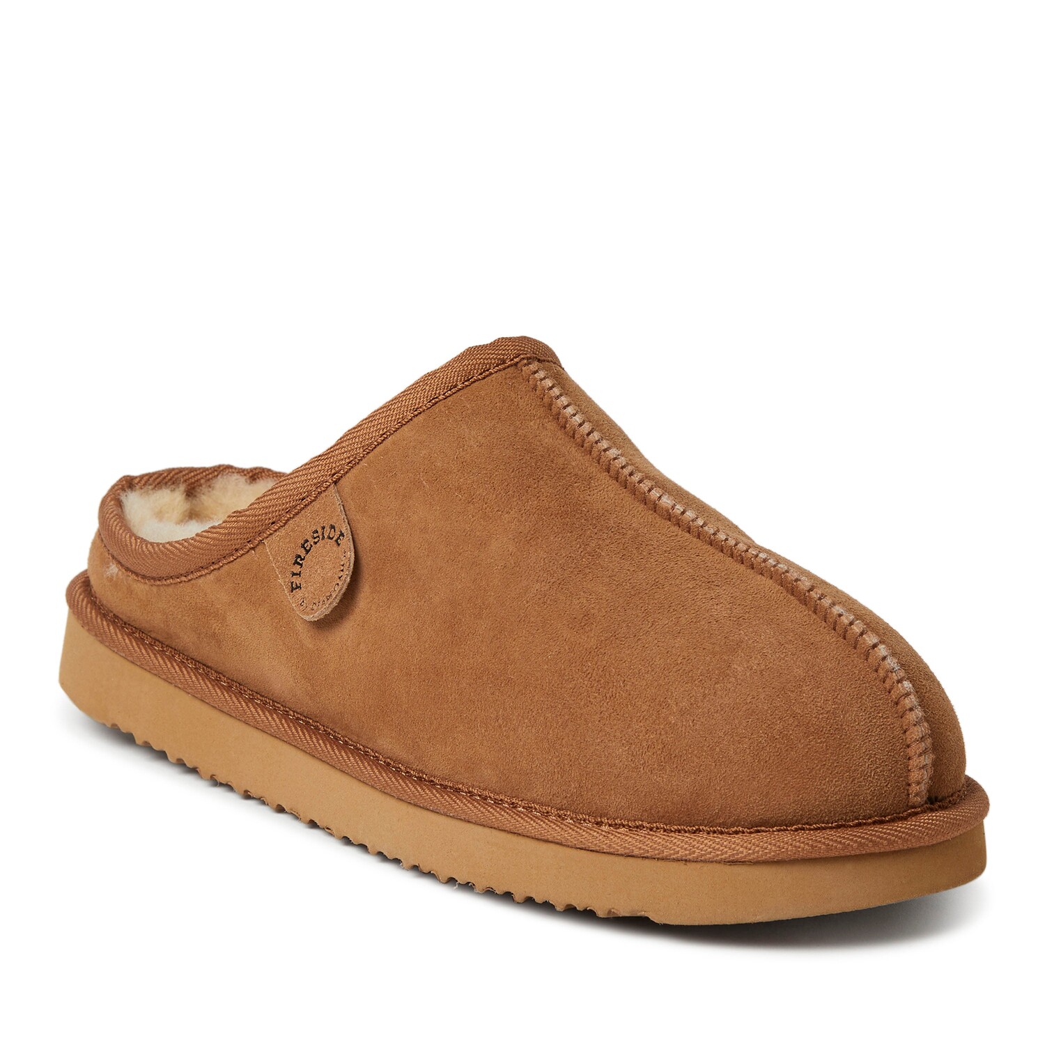 

Мужские сабо Fireside By Dearfoams из натуральной овчины Grafton, цвет Chestnut