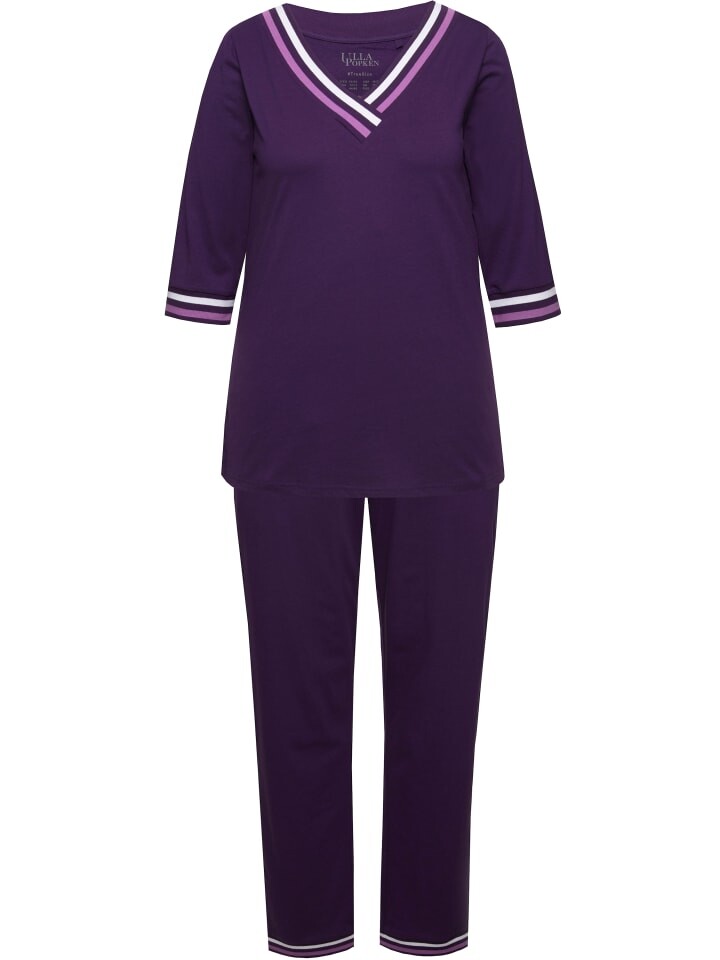 

Пижама Ulla Popken, цвет aubergine