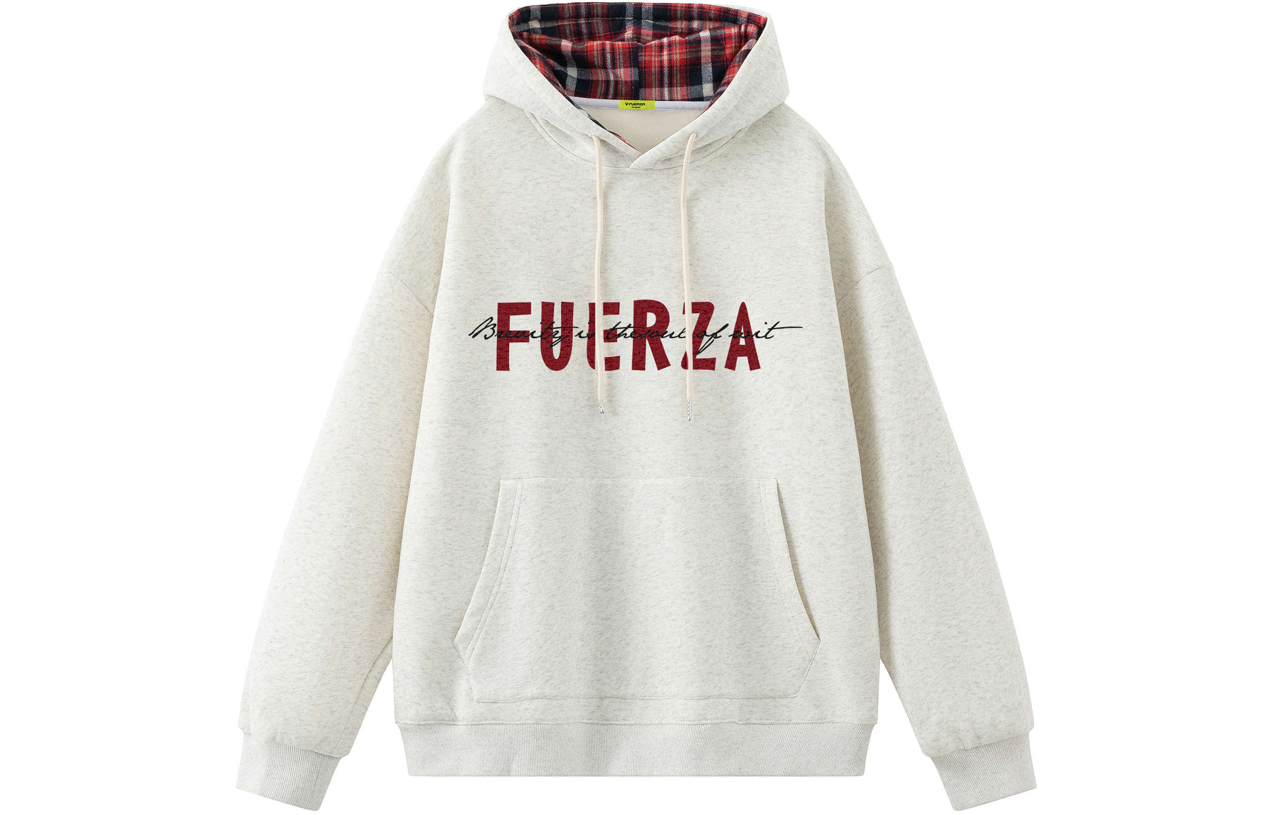 

Свитшот унисекс FUERZA, Heather Gray Black[Cardigan Fleece-Lined]